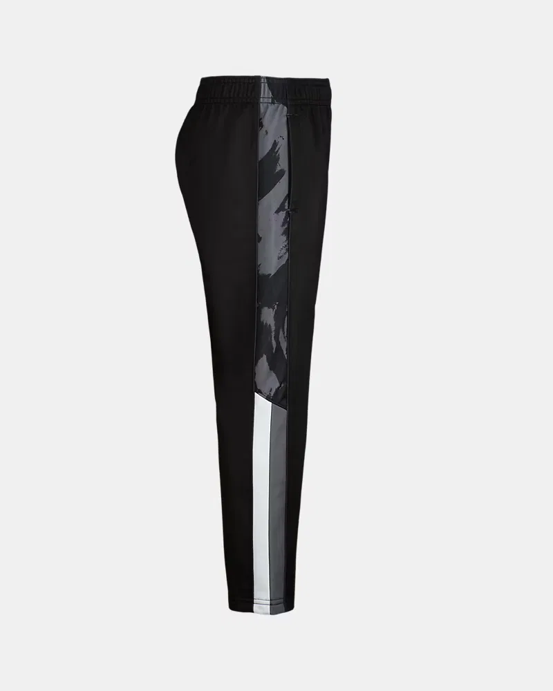 Детские штаны утепленные с начесанной подкладкой UA Brawler Print Fill UnderArmour, Black/White — фото 4