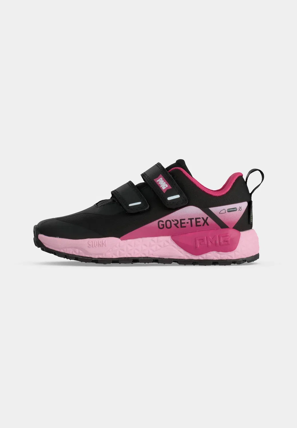 Кроссовки Goretex B&G Storm GTX 24192 Primigi, Black/Fuchsia — фото 2