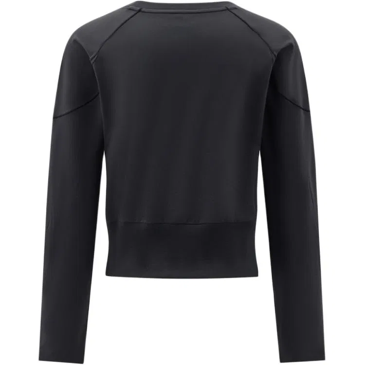 Женский свитшот с круглым вырезом Adidas FOS, Black — фото 3