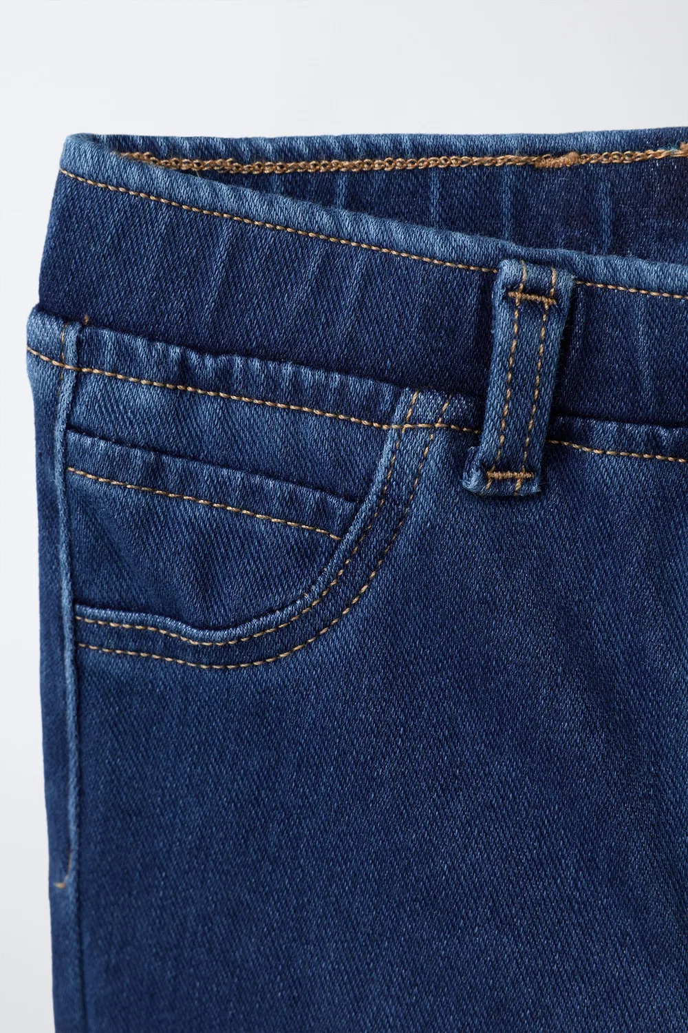 Джинсовые леггинсы ZARA, Mid-blue — фото 3