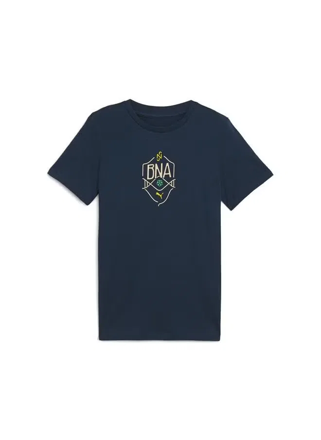 Футболка с принтом Neymar Jr "BNA" Logo Tee Puma, синяя