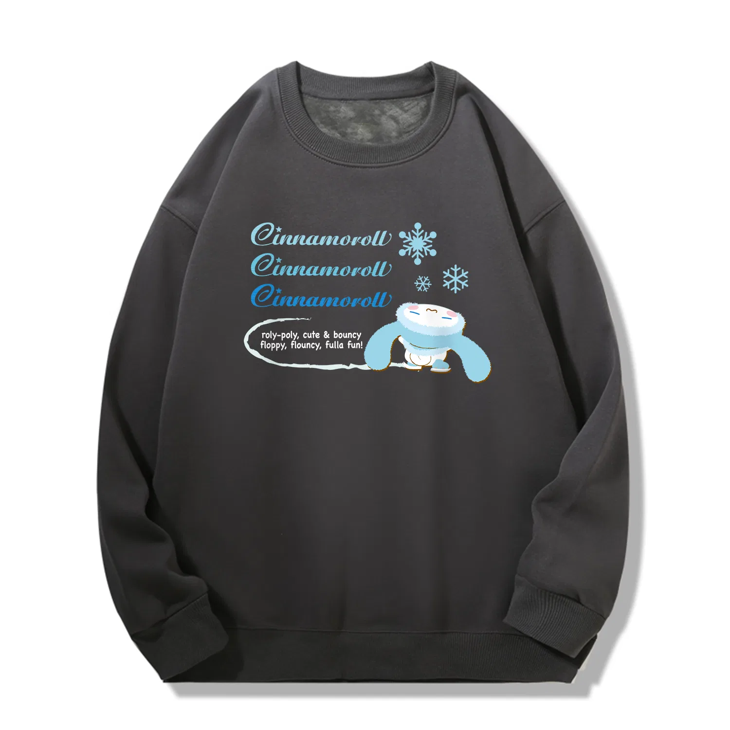 Детская толстовка с принтом x Cinnamoroll Sanrio, Iron Gray
