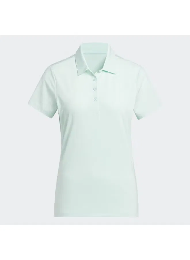 Поло для гольфа с коротким рукавом Ultimate365 Classic Adidas, бирюзовый