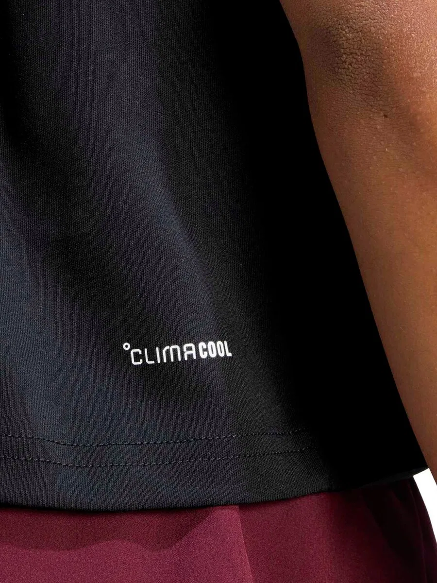 Спортивная футболка ADIDAS PERFORMANCE Performance Shirt 'Tns Cltr' черного цвета — фото 4