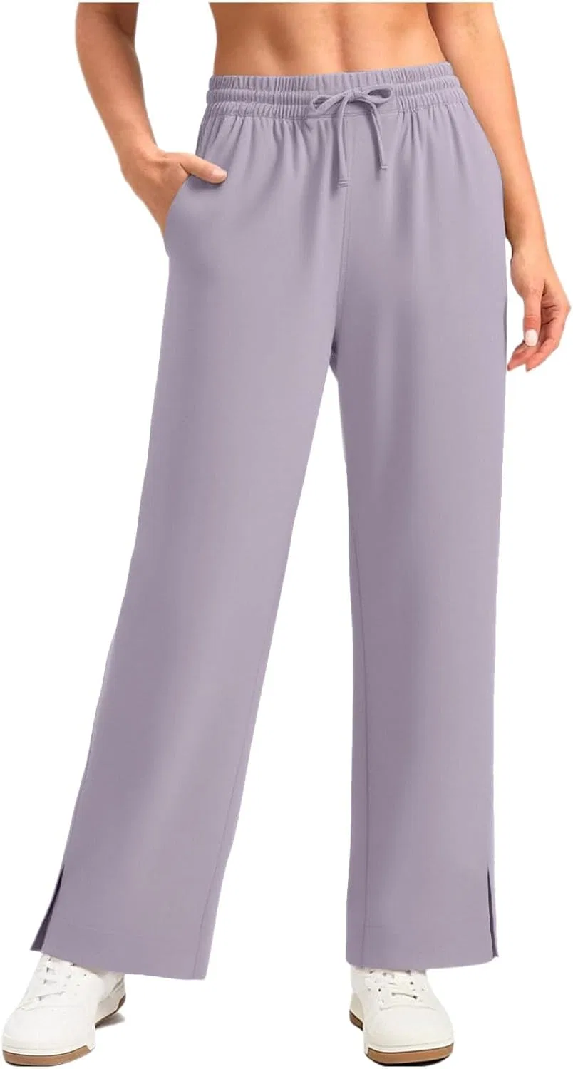 Женские широкие пляжные брюки с защитой UPF 50+, Purple