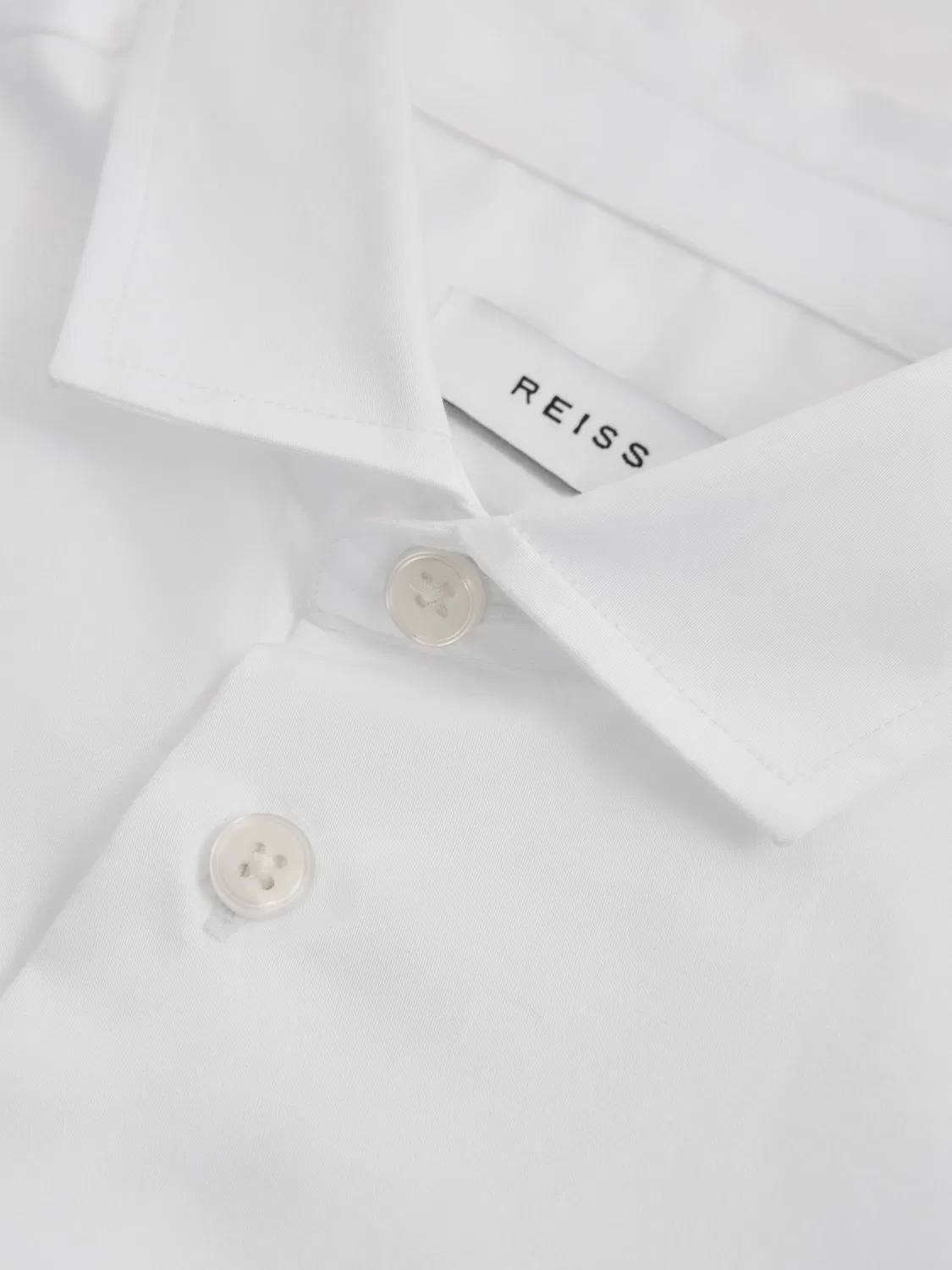 Рубашка Slim Fit Remote Reiss, белый — фото 4