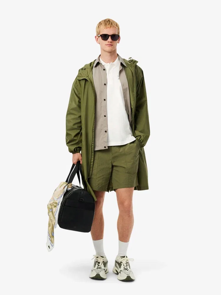 Футболка поло с графическим принтом, Mountain Graphic LACOSTE, White — фото 4