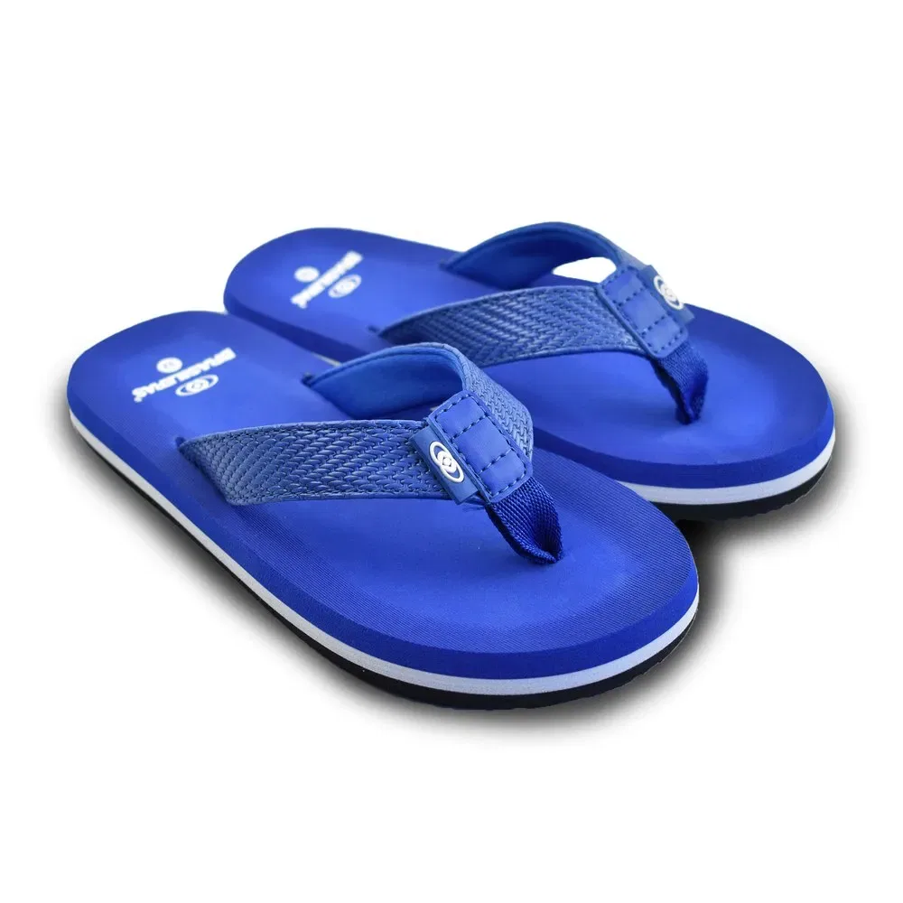Детские шлепанцы с мягкими ремешками Brasileras Puff, Blue