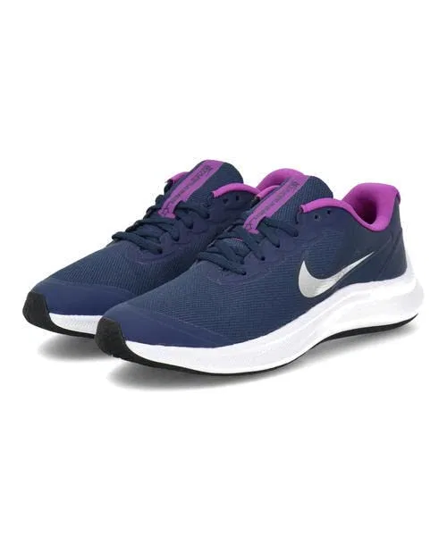Детские кроссовки для мальчиков с принтом Tanjun NIKE, Midnight Blue Metallic Silver