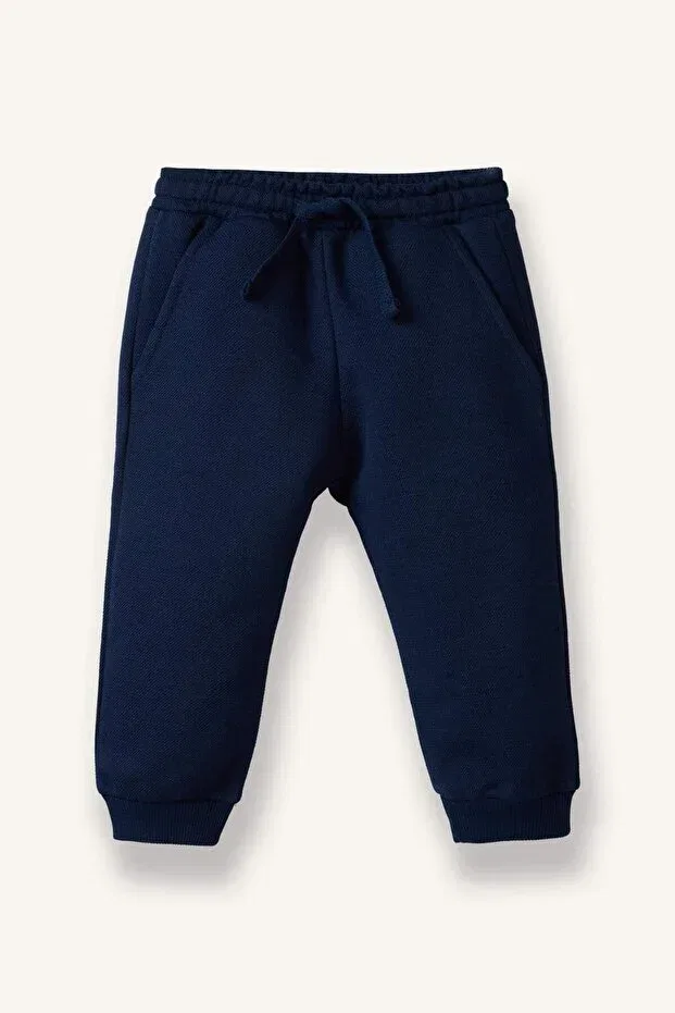 Детские спортивные штаны для мальчиков из пике Defacto, Navy Blue Nv256