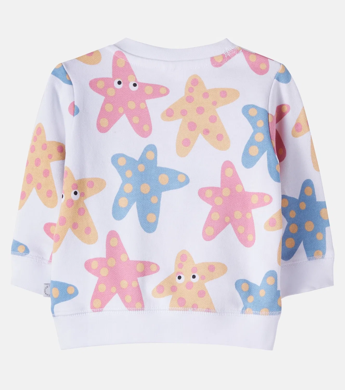 Детский свитшот с принтом Stella Mccartney Kids, белый — фото 3