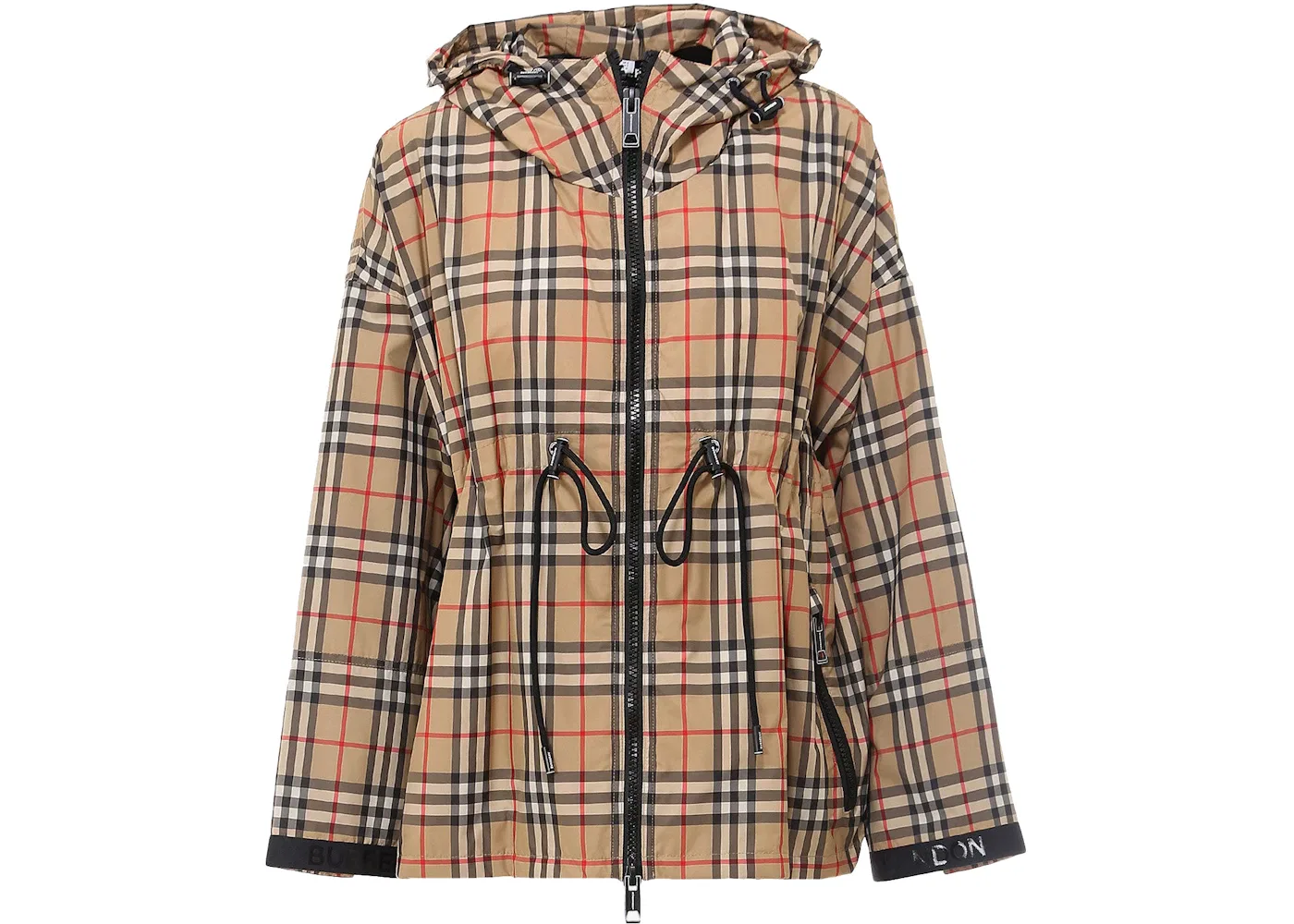 Женская куртка с традиционным клетчатым принтом Burberry, Beige
