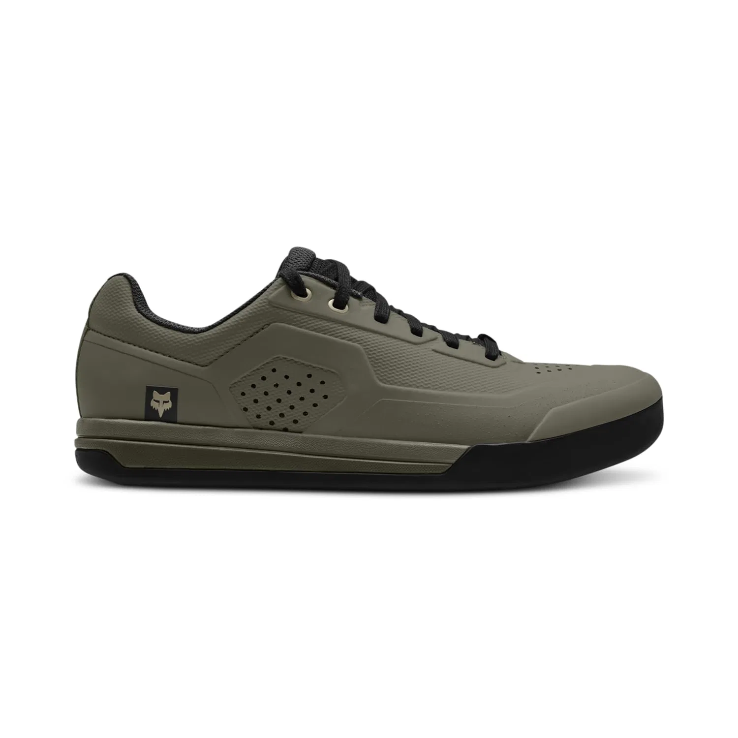 Детские туфли для мальчиков повседневные Fox Union Flat Shoes Mocha Fox Racing, Olive — фото 2