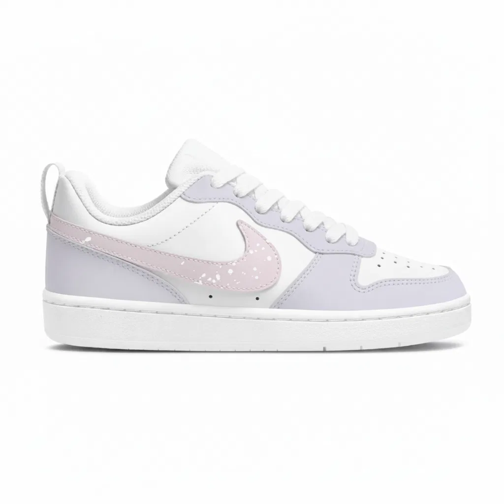 Детские кроссовки для скейтбординга Court Borough 2, Nike, Light Pink Purple — фото 4
