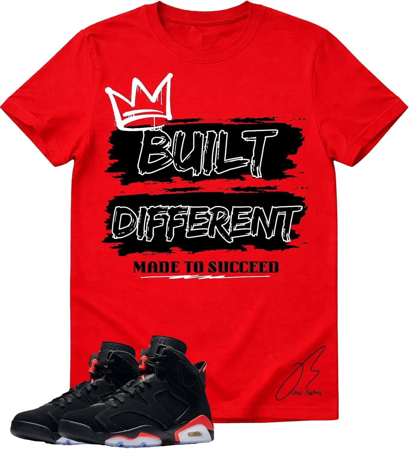 Мужская футболка с графическим принтом T-shirt, Red