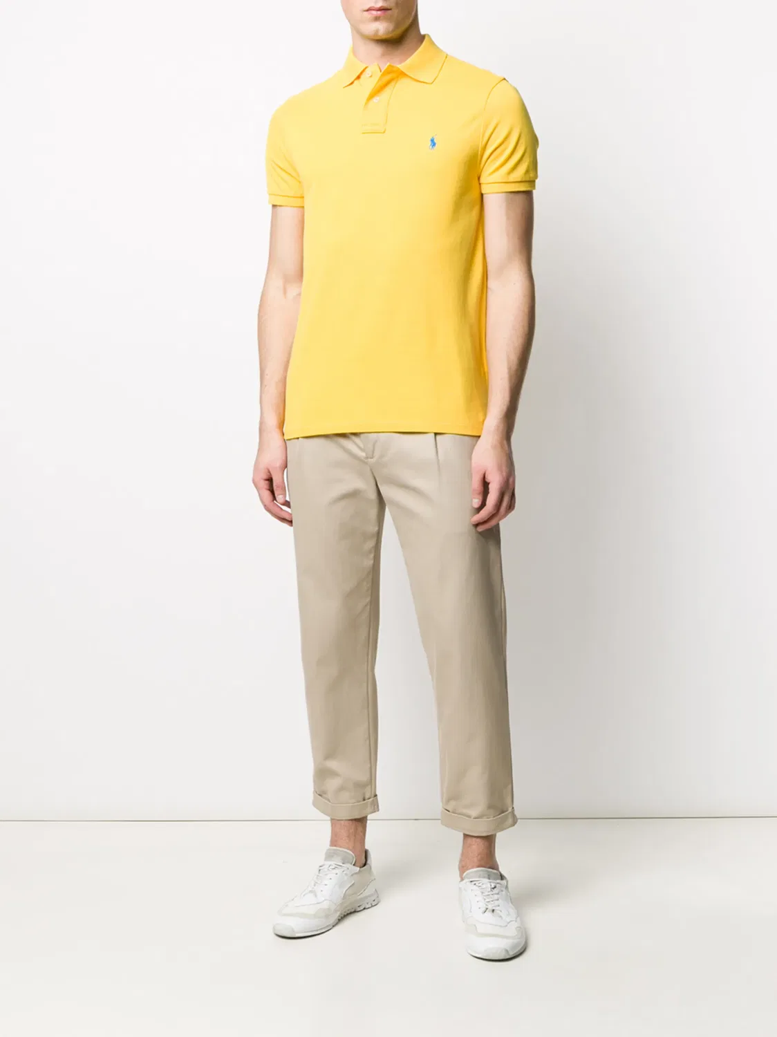 Polo Ralph Lauren Поло пике Серый — фото 3