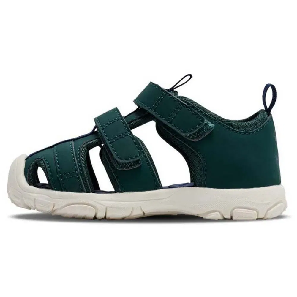 Сандалии с липучками Hummel, зеленый