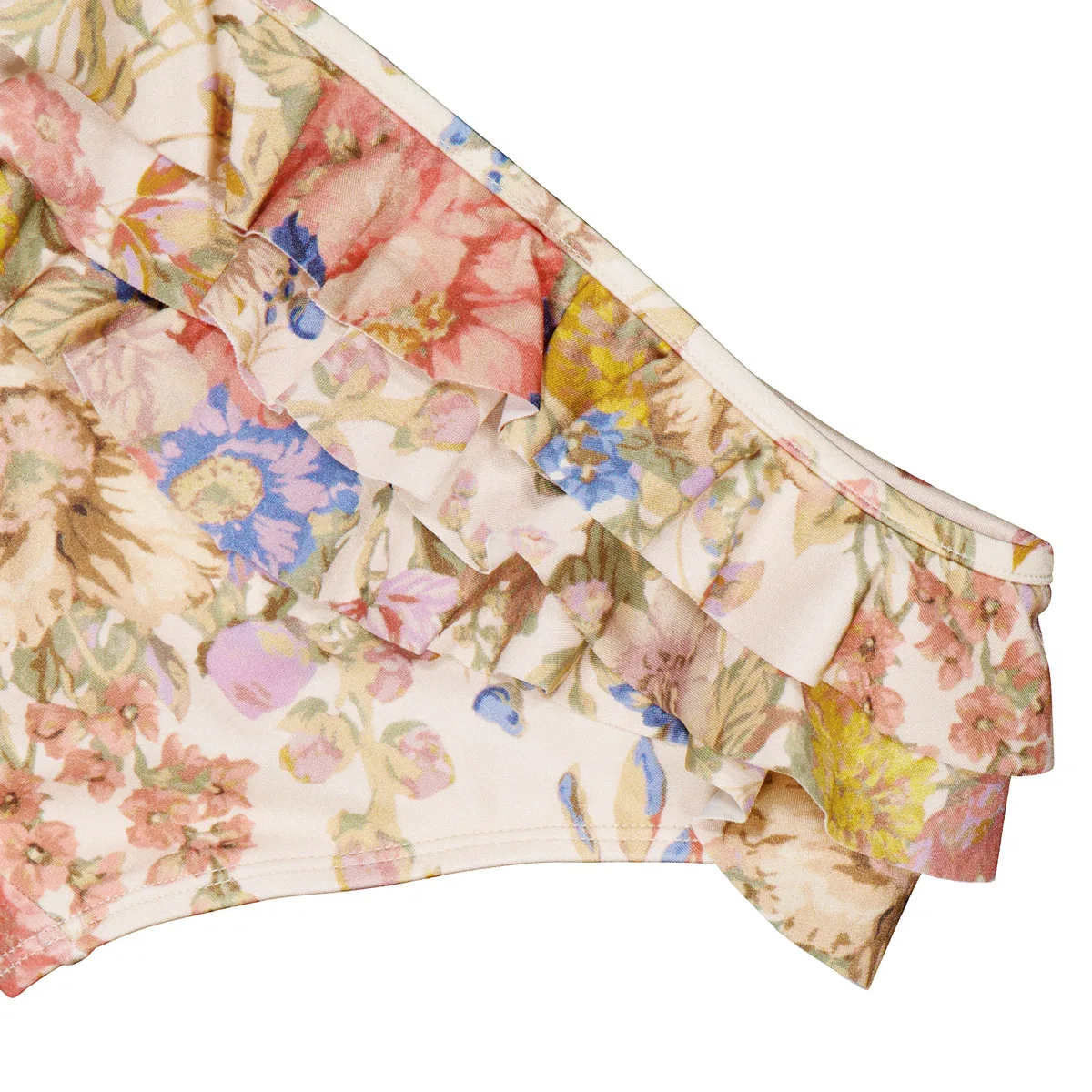 Плавки бикини с принтом August Floral Zimmermann, Cream Floral — фото 3