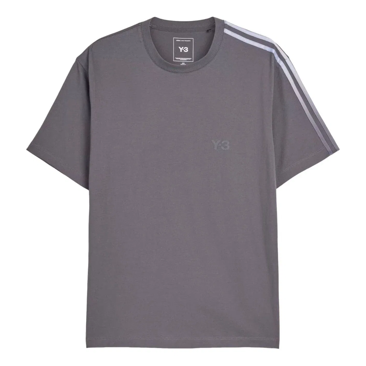 Мужская футболка с градиентным принтом Adidas x Y-3 Gradient Stripes T-shirt Ку2250, серый