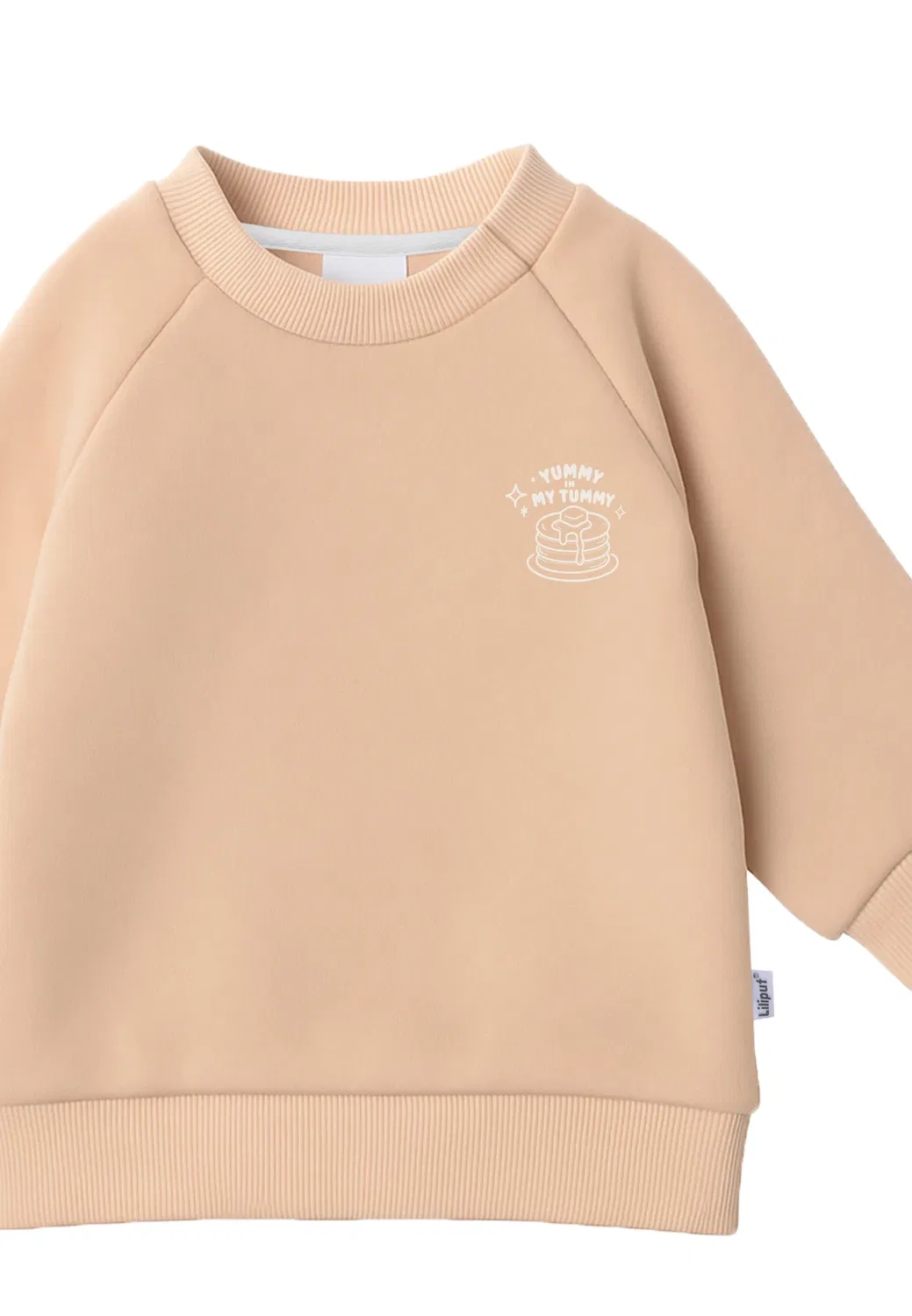 Толстовка с блинчиками унисекс - толстовка Liliput, Beige — фото 3
