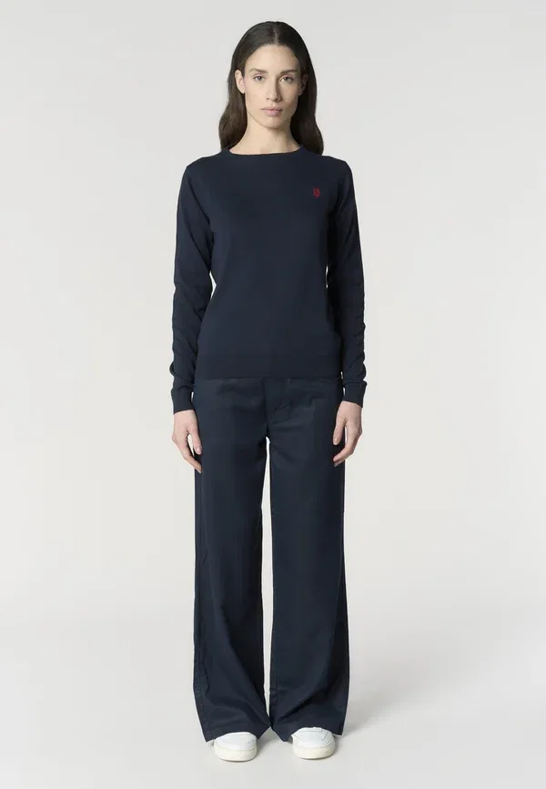 Джемпер из хлопка Jumper U.S. Polo Assn., Blu, синий — фото 2