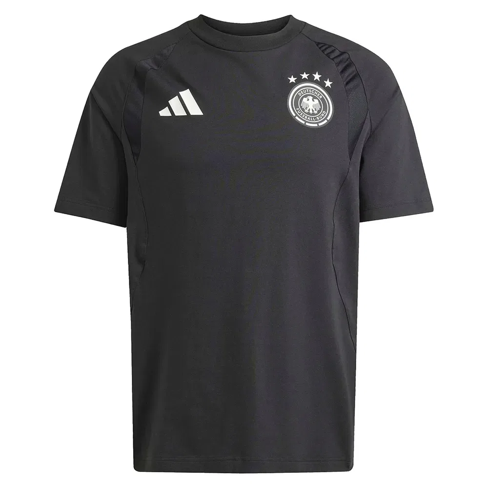 Мужская футболка с принтом Germany Tiro Travel Adidas, Black