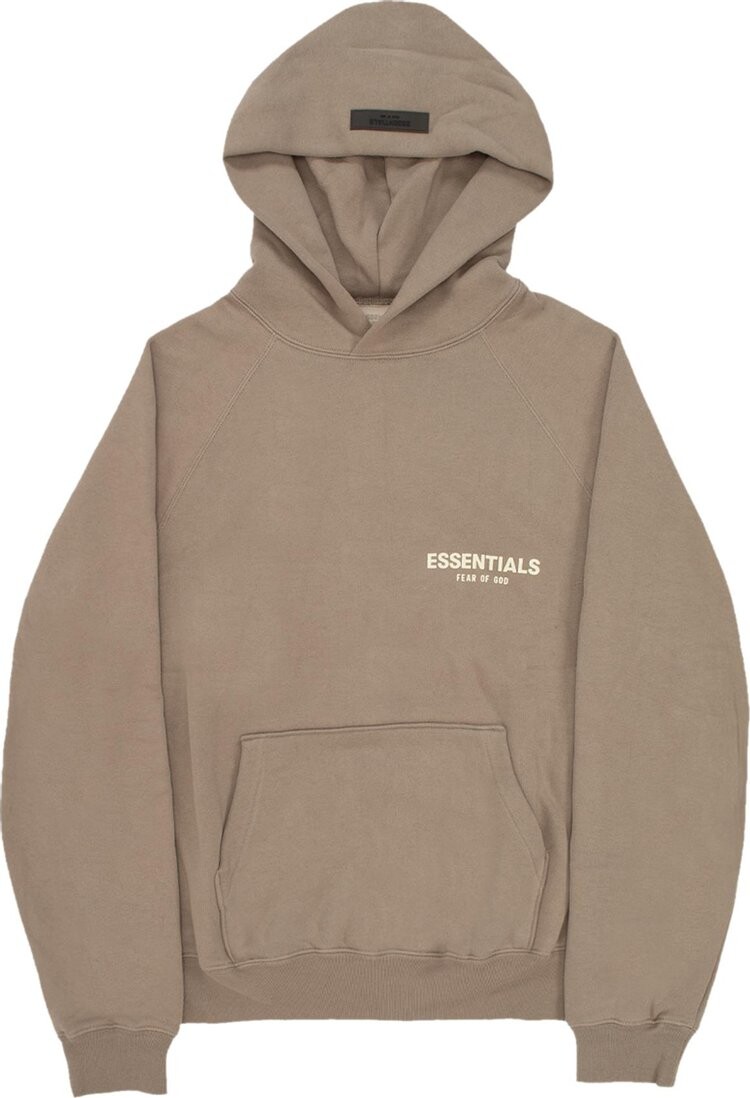 Худи Fear of God Essentials Essentials Hoodie 'Desert Taupe', серый — фото 2