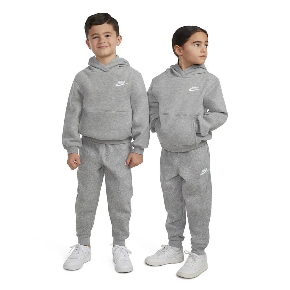Худи Nike Club Fleece Nike, серый — фото 4