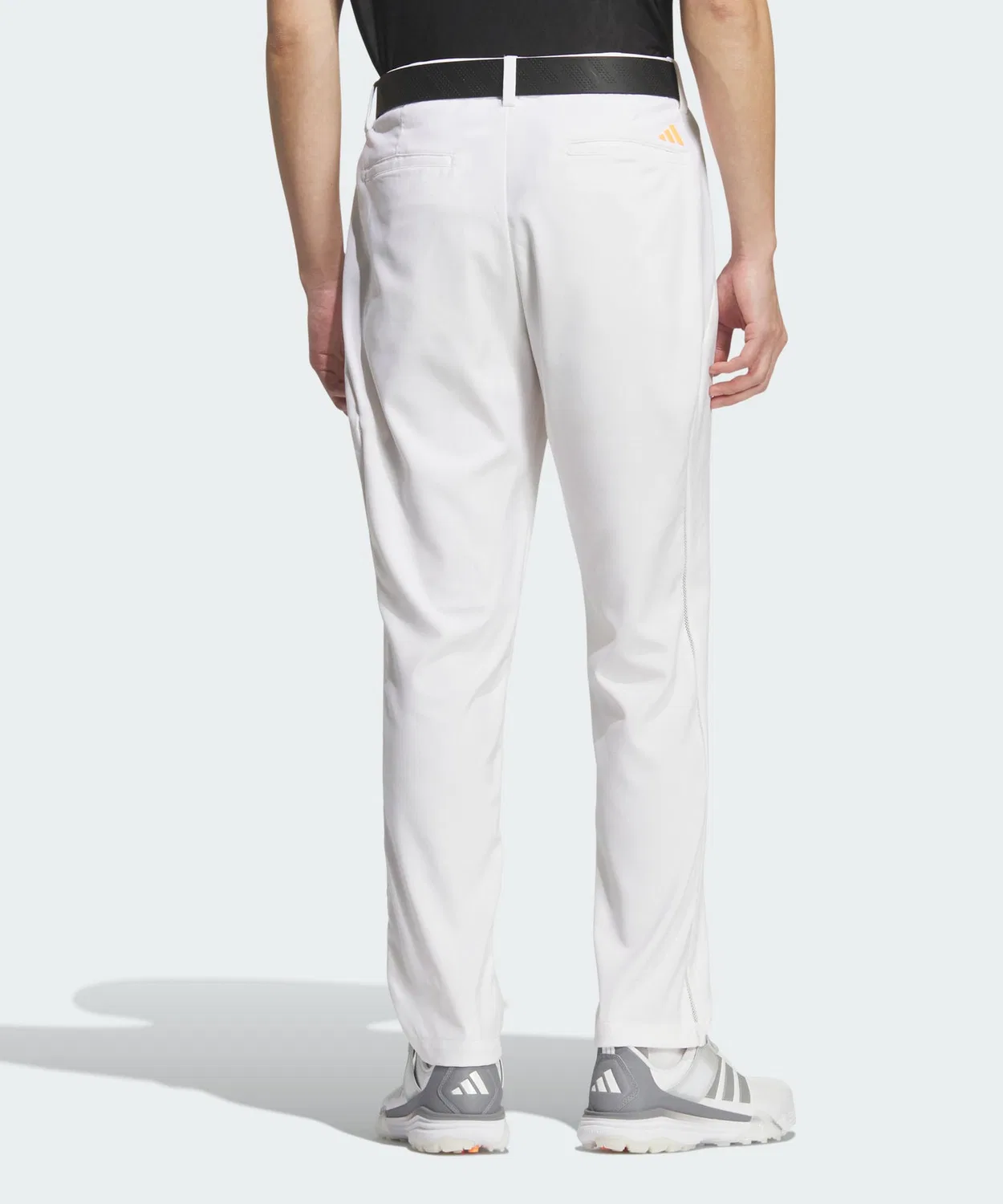 Мужские брюки для гольфа с узором в елочку Ultimate 365 Tour Adidas, White — фото 2