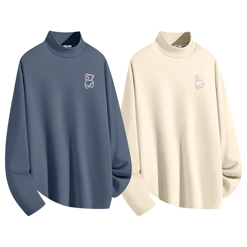 Детский комплект футболок B Dazzling Color Bear Chest Logo MINISO, Navy Blue