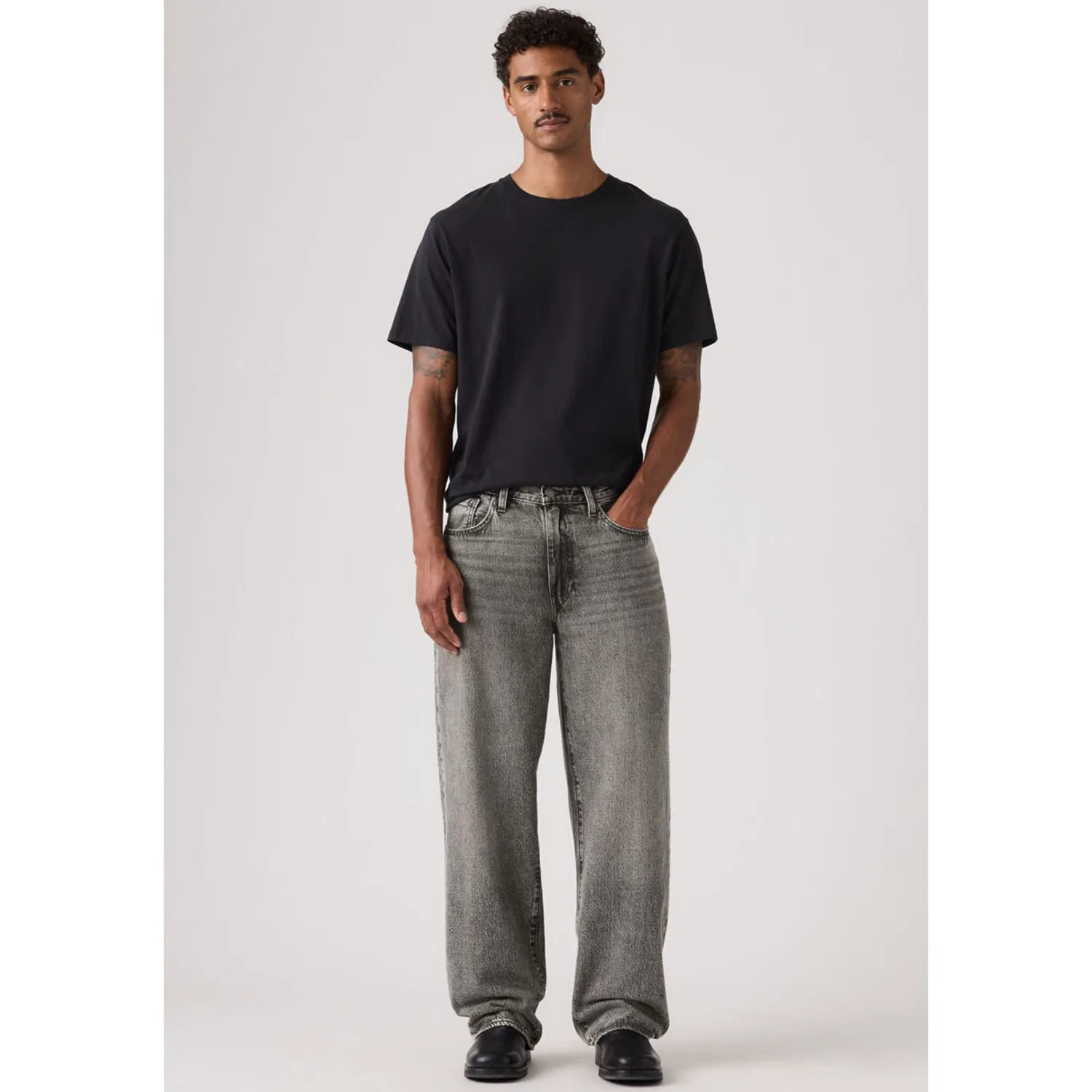 Мужские джинсы свободного кроя 578 BAGGY Levi's, Grey Nights — фото 2