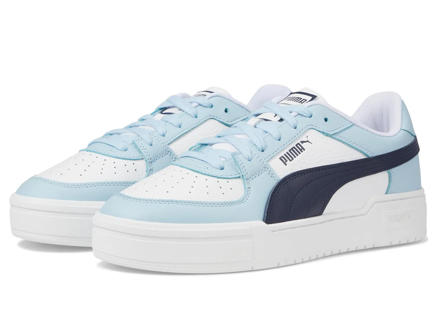 Детские кроссовки для мальчиков и девочек с моделью California Pro Classic PUMA PUMA White Silver Sky PUMA Navy