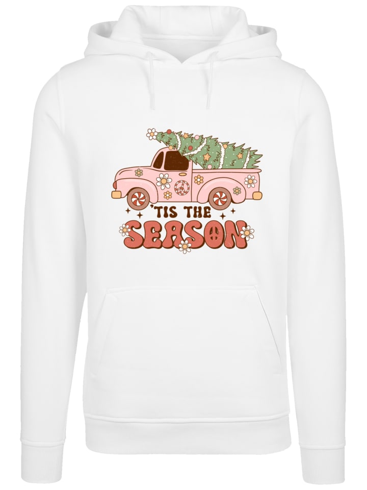 

Пуловер F4NT4STIC Hoodie Tis The Season Christmas Drivin Home, белый