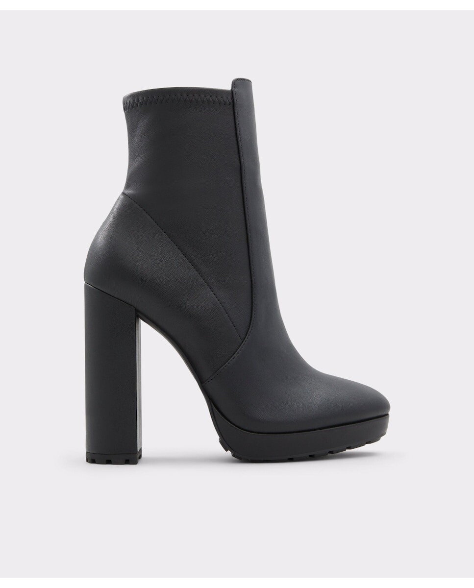 

Женские ботильоны с круглым носком на блочном каблуке Aldo, черный