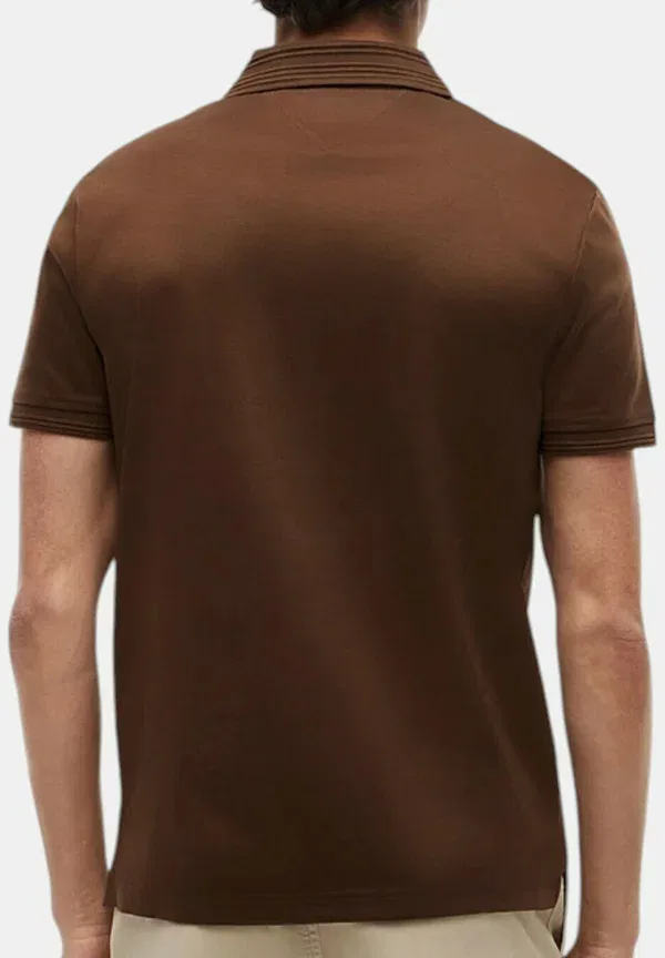 Футболка хлопковая Polo uomo Tommy Hilfiger, Marrone, коричневый