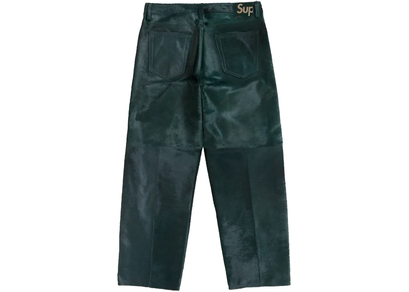 Мужские джинсы свободного кроя Supreme Ponyhair Loose Fit 5-Pocket Jean, Green — фото 2