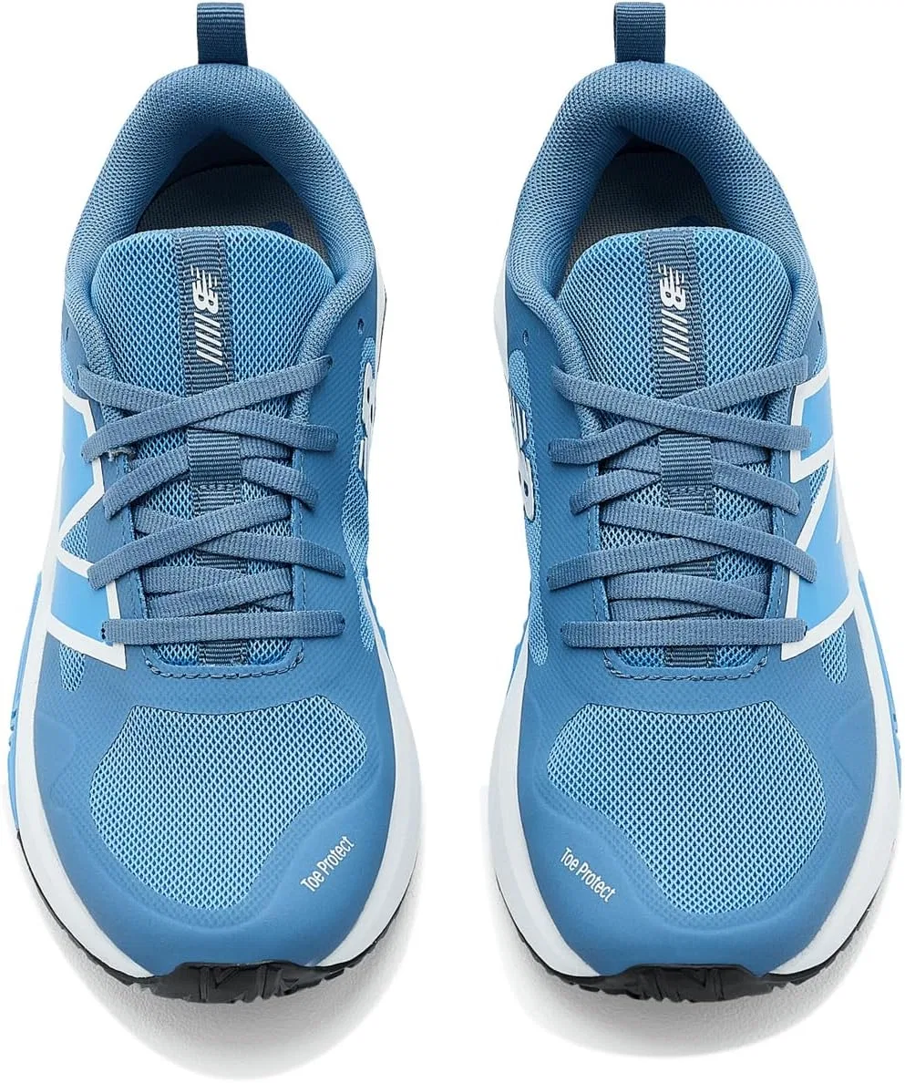 Детские кроссовки для девочек с шнуровкой Fcy Lace New Balance, Heron Blue/Analog Blue — фото 2