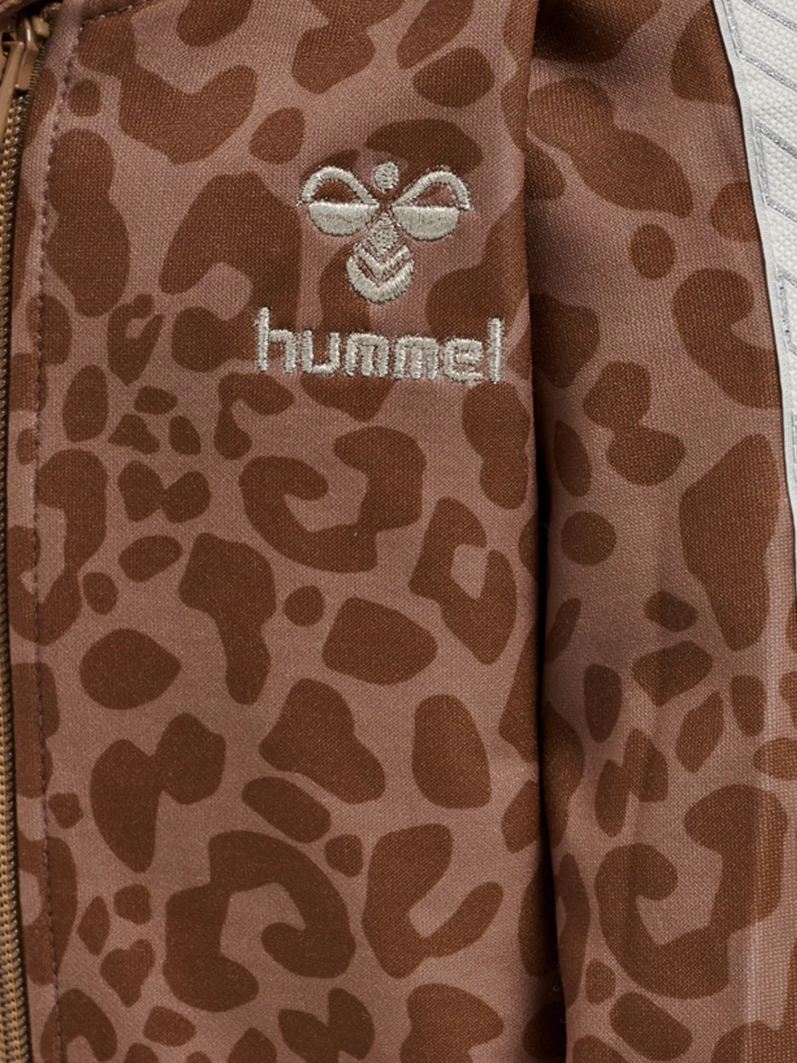 Детская куртка на молнии с леопардовым принтом Hmlnaomi Hummel, Braun — фото 3