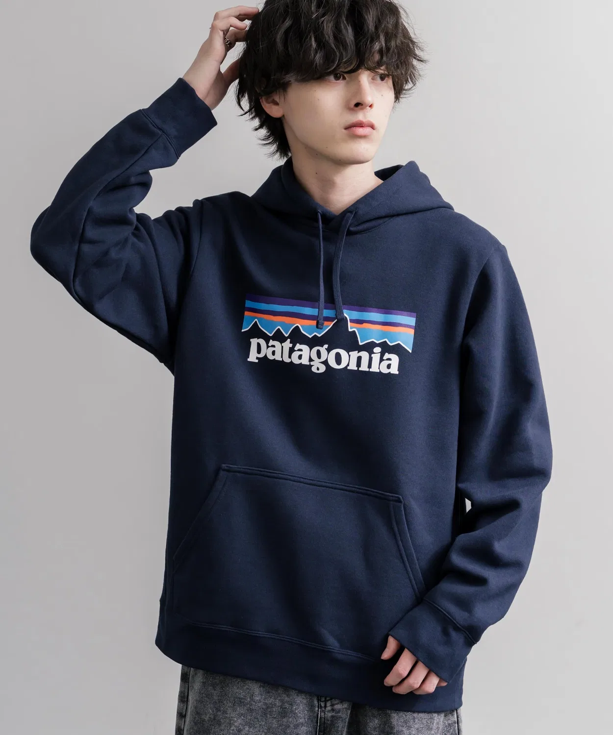 Мужской худи с принтом P-6 Logo Uprisal Patagonia, Navy
