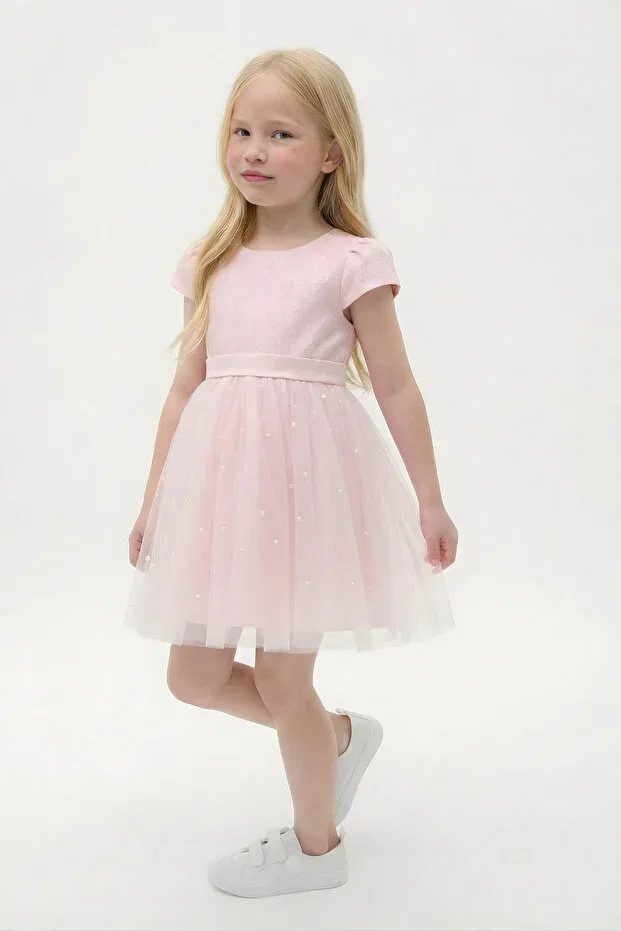 Детское платье для девочек с принтом Fesshera Kids, Pink