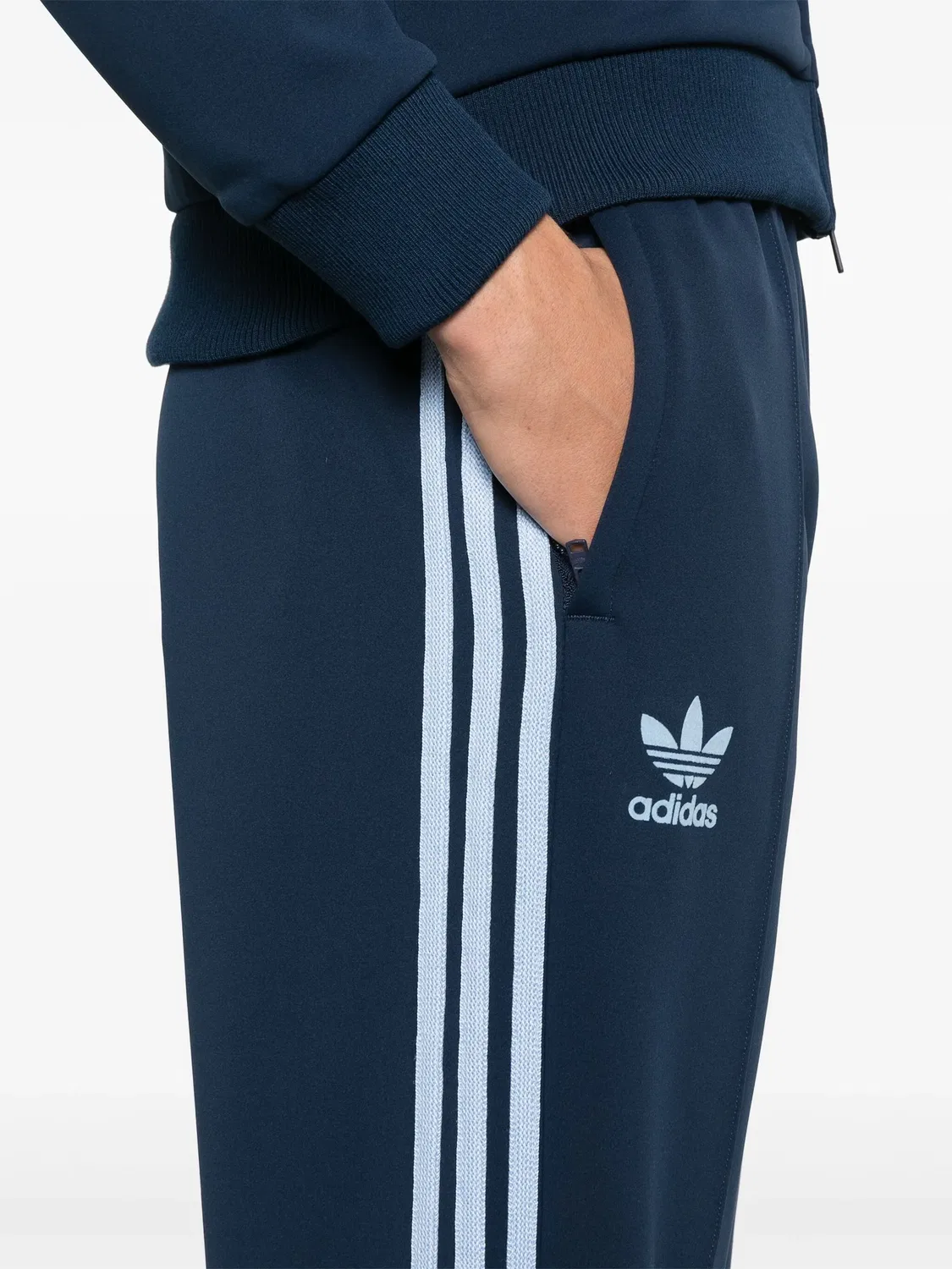 Спортивные штаны Wales Bonner 3-Stripes Adidas, темно-синий — фото 2
