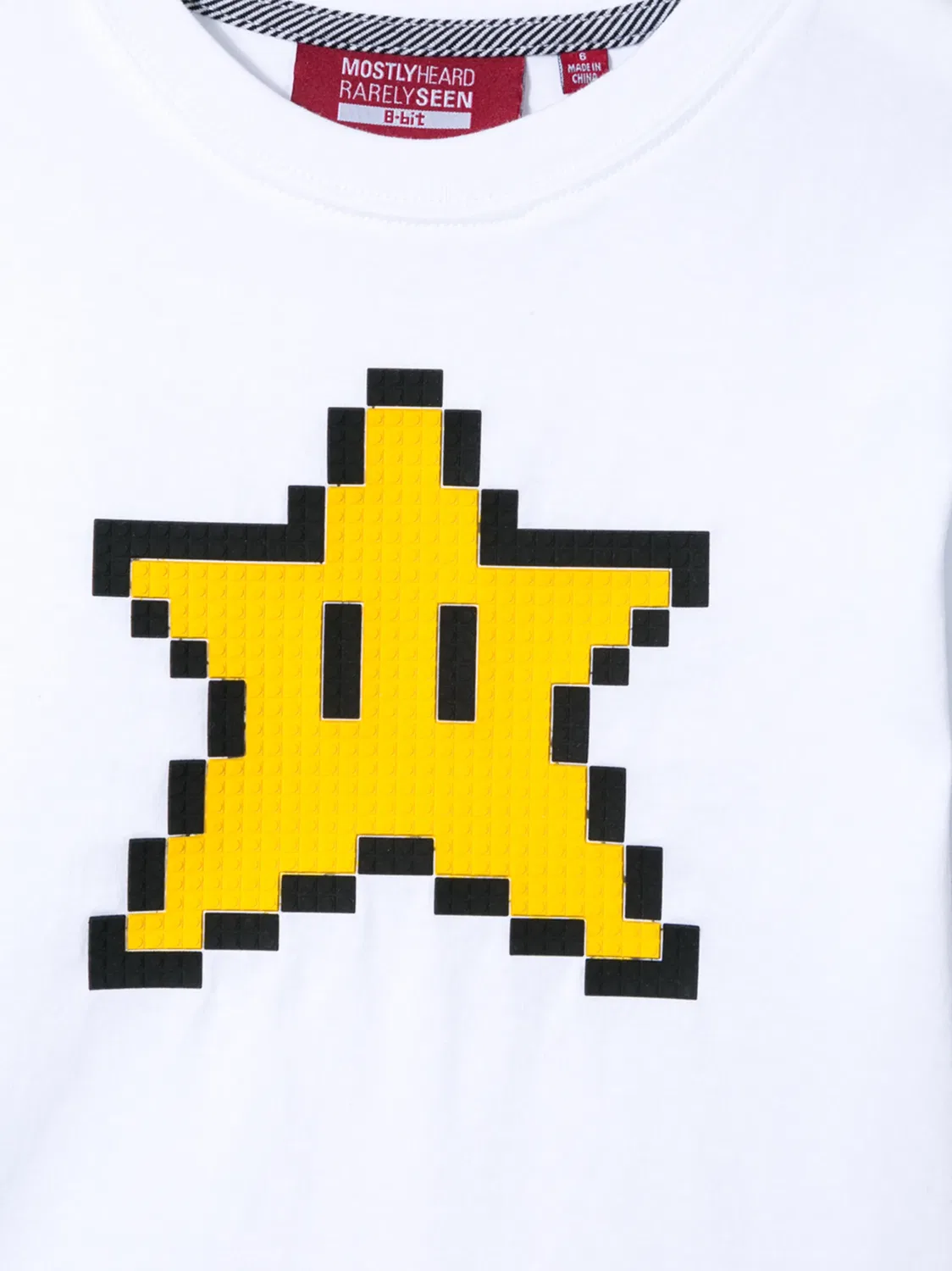 Футболка Star с принтом Mostly Heard Rarely Seen 8-Bit, белый — фото 3