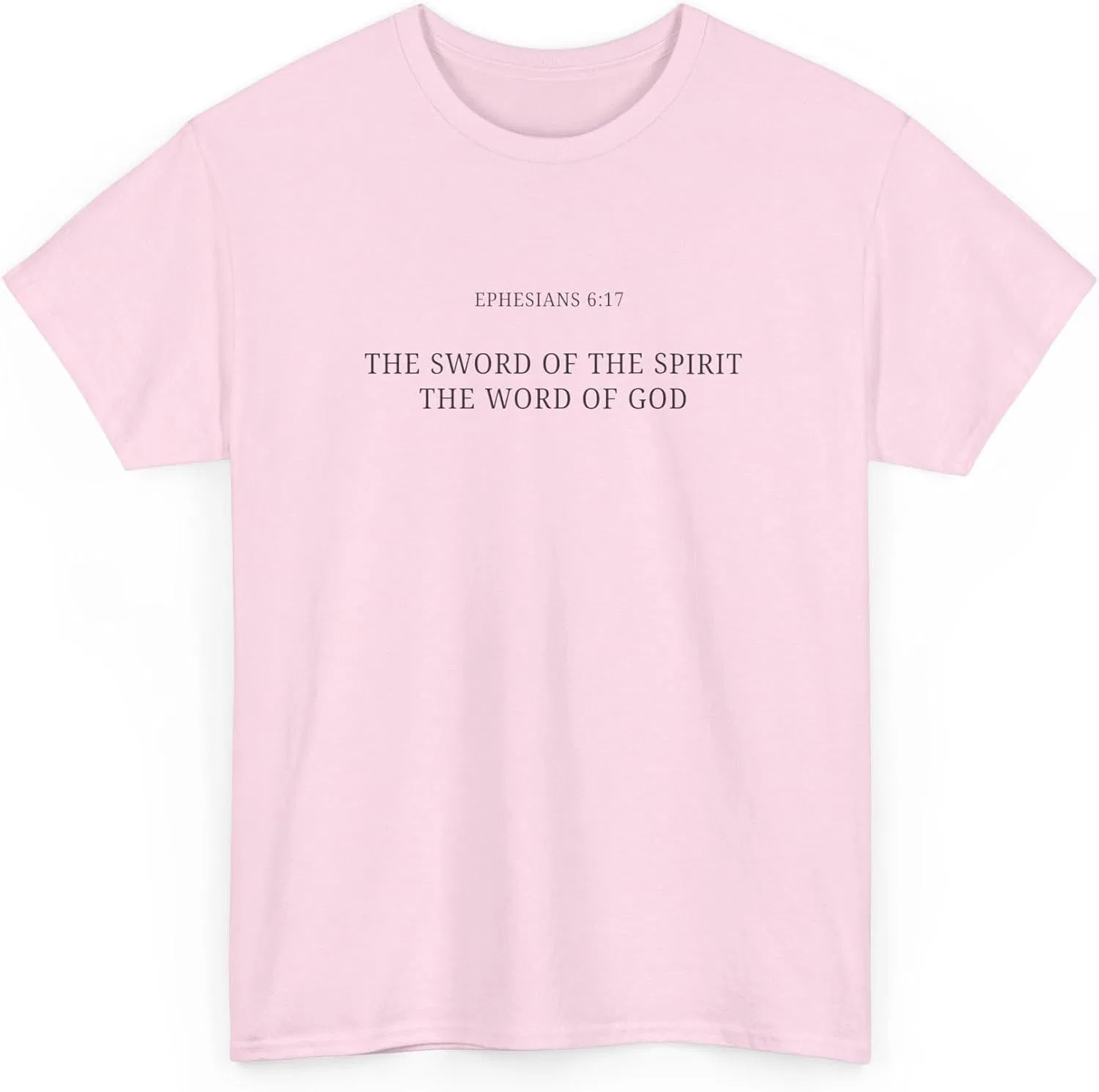 Унисекс футболка с мечом Духа Swords of the Spirit, Light Pink