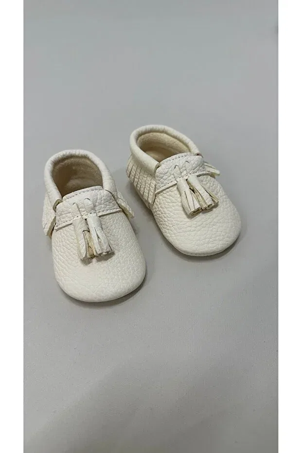 Детские лоферы для мальчиков кожаные Annerüyası, Nude Color