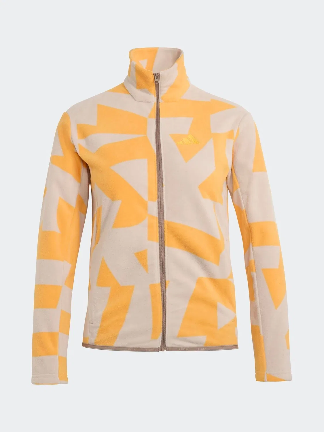 Флисовая куртка Terrex Multi Printed adidas, коричневый