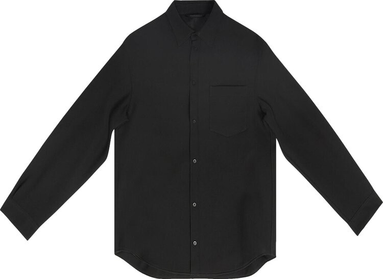 

Рубашка Balenciaga Shirt Jacket 'Black', черный