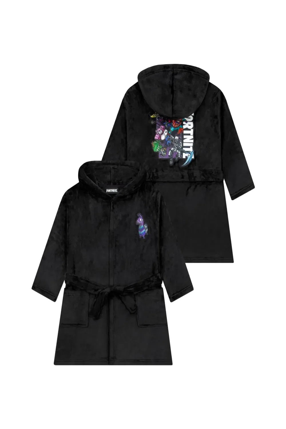 Халат Llama Fortnite, Black