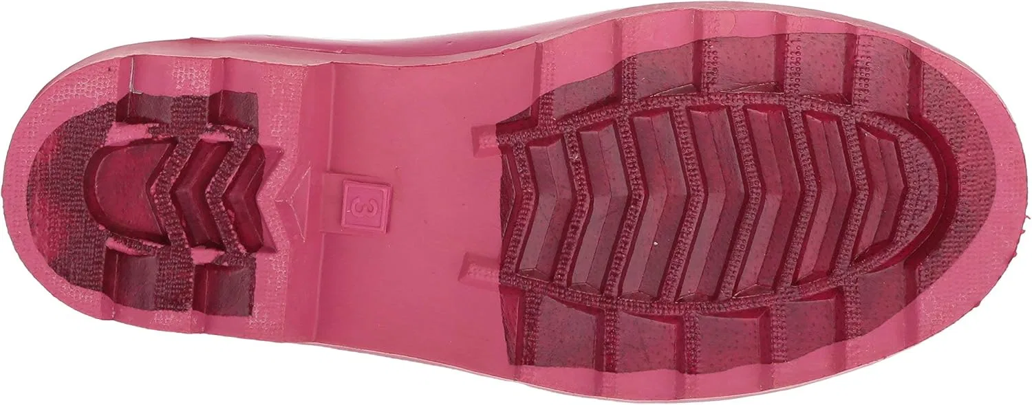 Детские сапоги для девочек с принтом AdTec CI-4001 Ad Tec, Pink — фото 4