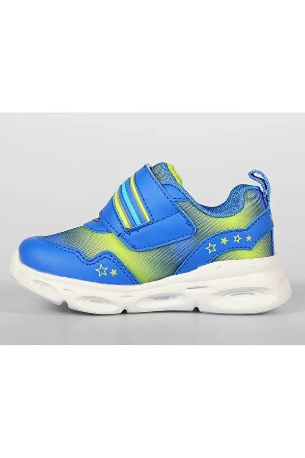 Детские спортивные кроссовки для девочек с подсветкой Vicco, Cobalt Bluerblue — фото 4