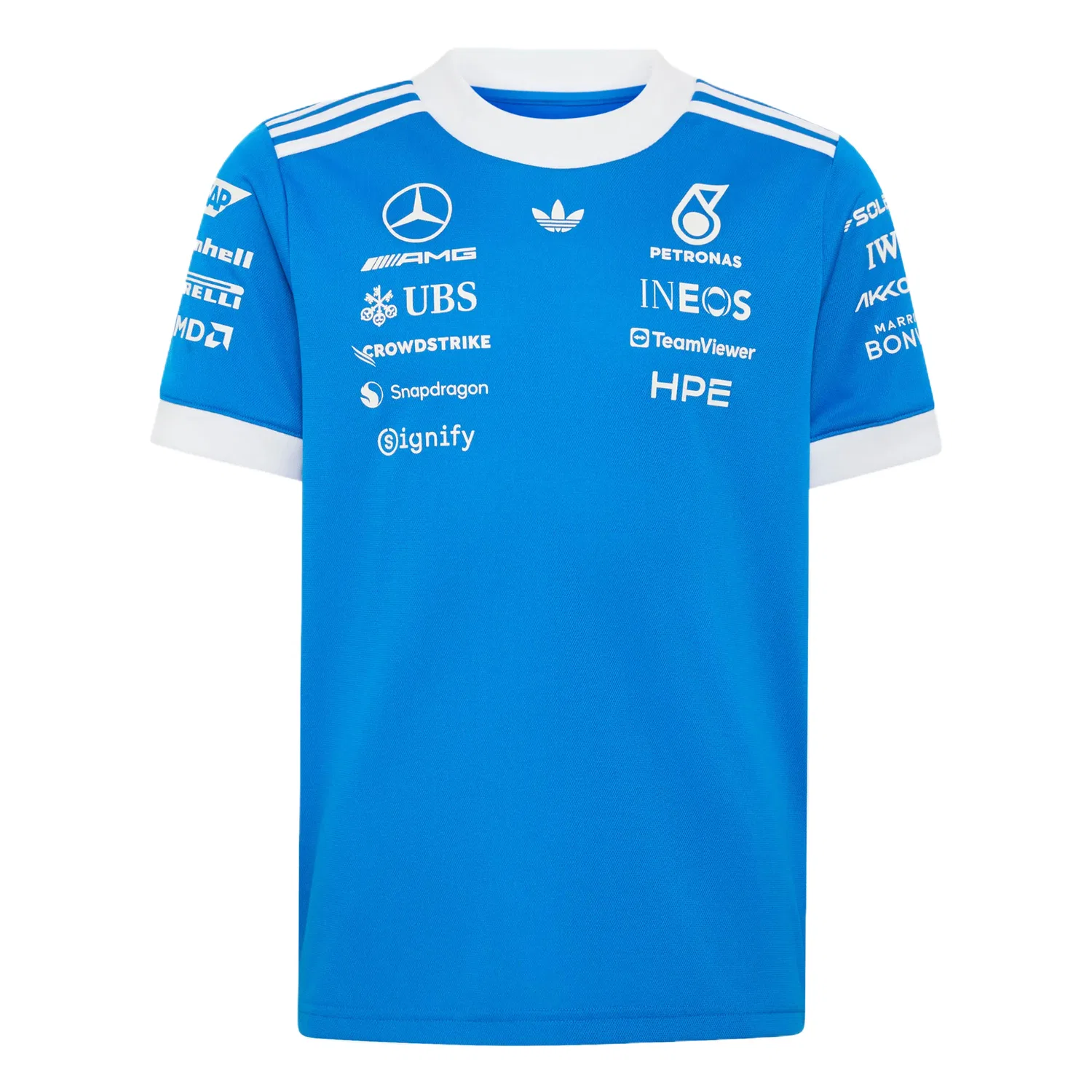 Футболка с круглым вырезом Adidas Originals, Bird Feather Blue/White